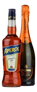 Paquete De 3 Aperitivo + Vino Espumoso Aperol + Cinzano Spri