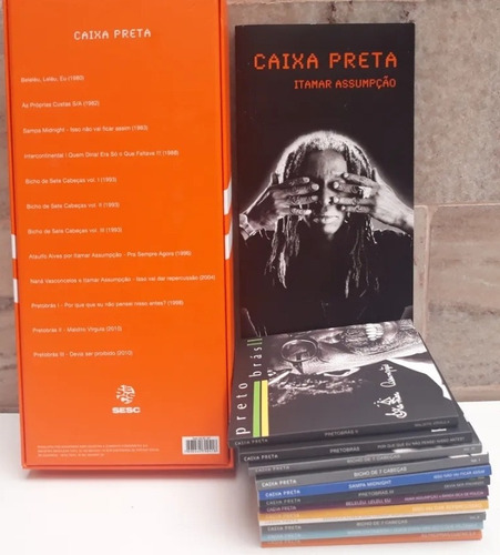 Box 12 Cds Itamar Assumpção - Caixa Preta Novo Lacrado Raro Edição Limitada
