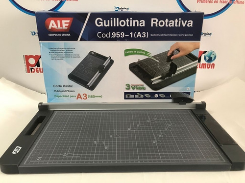 Imagen 1 de 2 de Guillotina Rotativa A3 Jielisi 3 Tipos De Cortes