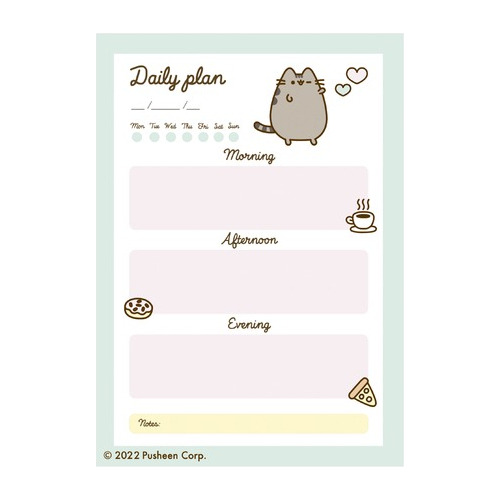 Daily Planner Imantado Pusheen Gato Baloo Toys