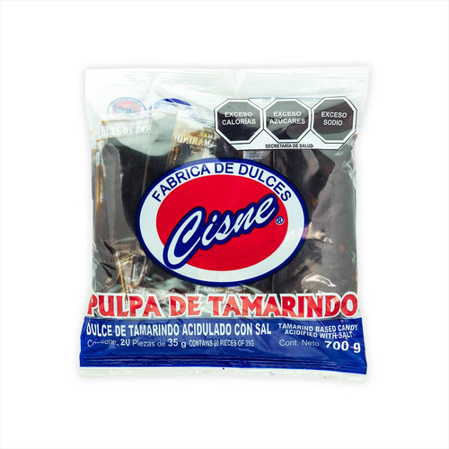 Dulce Pulpa De Tamarindo 20 Piezas El Cisne