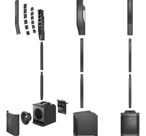 Sistema Som Vertical Electro Voice Portatil Evolve 30m 1000w
