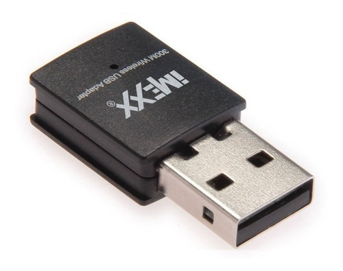 Imagen 1 de 5 de Adaptador Receptor Wifi Usb 2.0 Imexx 300 Mbps Ime-51162