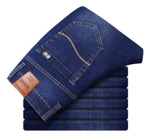 Jeans De Negocios Clásicos Para Hombre De Talla Grande 40 42