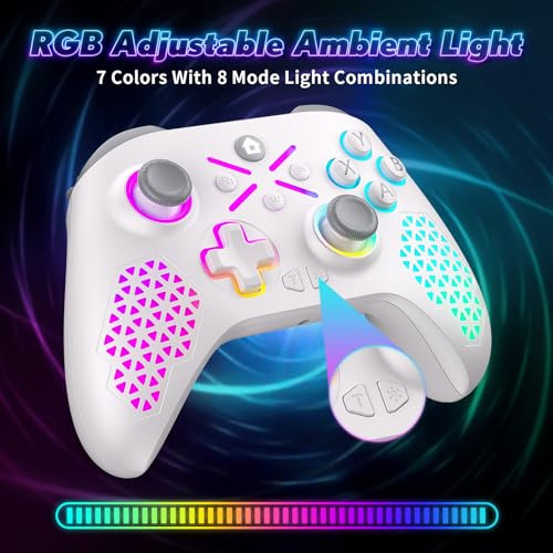 Controlador De Juegos Led Inalámbrico Para Pc: Funciones Tur