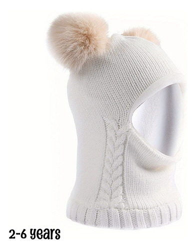 Conjunto De Gorro Y Bufanda De Invierno For Bebés Y Niños,