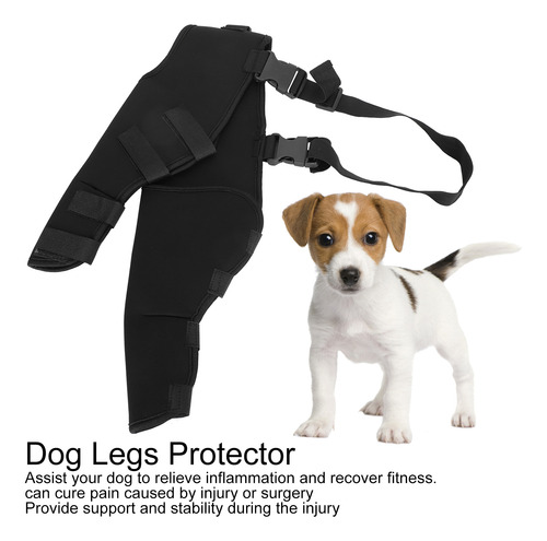 Protector De Patas Traseras Para Perros Rodillera Ajustable