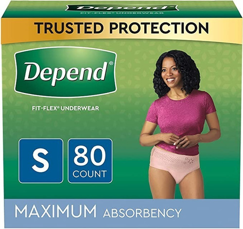 Depend Fit-flex Ropa Interior De Incontinencia Para Mujer S