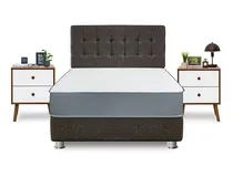 Comprar Jgo De Dormitorio Forli Capella 2plz + Veladores + Colchón