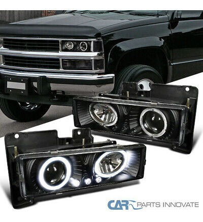 Fits 88-98 C/k Silverado Sierra Suburban Tahoe Halo Proj Ttx