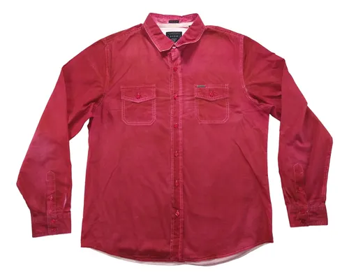 Camisa guess roja new arrivals