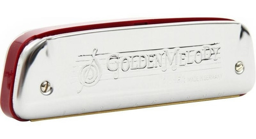 Imagem 3 de 6 de Gaita De Boca Hohner Harmônica Golden Melody C (dó) + Nf