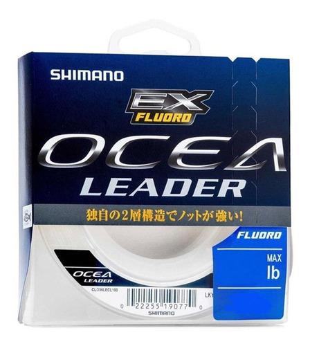 Linha Fluorocarbon Shimano Leader Ocea 80lbs (0,816mm- 50m)