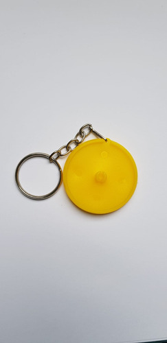 Button Chaveiro Duas Faces 25mm (100 Unidades) Amarelo