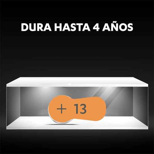 Imagen 7 de 8 de Pack 36 Pilas Duracell Audífono Tamaño 13