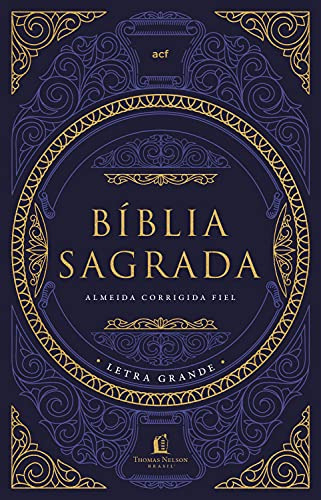 Libro Biblia Tesouro Sagrado, Acf, Capa Dura, Letra Grande,