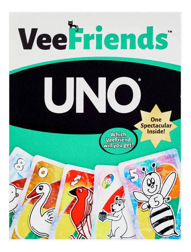 Juego De Cartas Mattel Creations Veefriends Uno