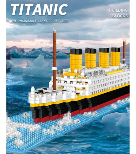 Set De Bloques De Construcción Jqmeg Titanic Micro Mini 1860