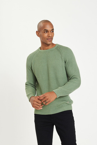Sweater Escote Redondo Hombre Prototype English