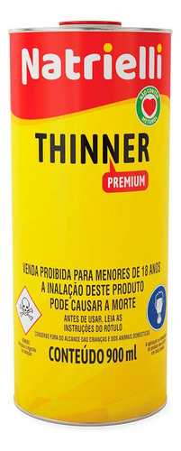 Thinner Natrielli 8116  900ml  Th811690012 - Kit C/12