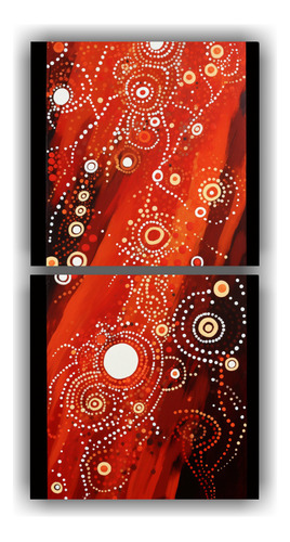 120x60cm Cuadros Abstractos De Cultura Aborigen Australiana