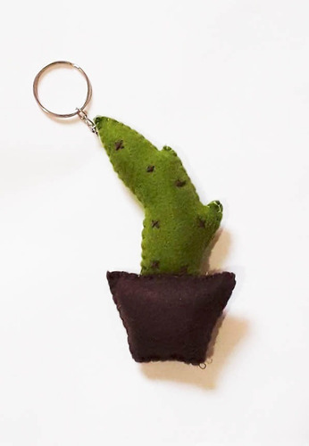 Kit Com 10 Unidades Chaveiro Cactos 02