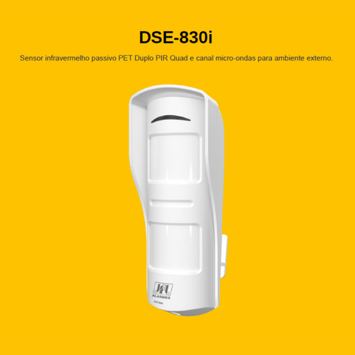 Sensor Infravermelho Passivo C/fio Dse-830i Branco Externo
