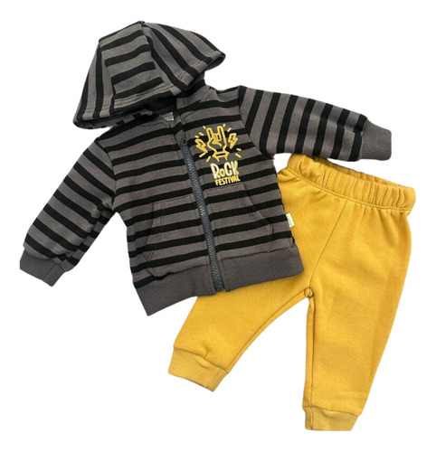 Set 2 Piezas Buzo Niño / Niña Tedmimak 100% Algodón
