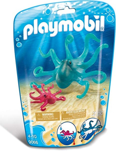 Playmobil Pulpo Con Bebé 9066 Figuras Cambia De Color Agua