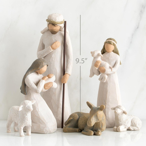 Figuras Para Iniciar El Nacimiento De Willow Tree Con Los Tr
