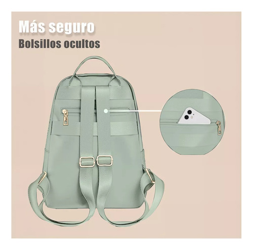 Mochilas De Viaje De Moda Multifuncionales Impermeables Antirrobo2in1 Mochilas Mujer