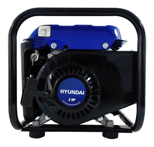 Imagen 3 de 5 de Generador Portátil A Gasolina Hyundai Hhy1000 2 Hp 3600 Rpm