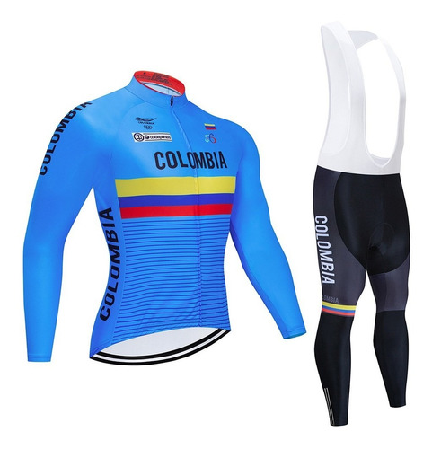 Conjunto De Peto 19d Jersey Ciclismo Primavera/otoño Colombi