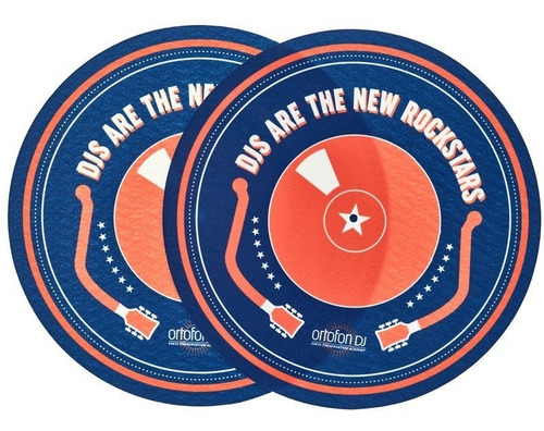 Imagen 2 de 2 de Slipmats / Deslizadores Concorde Dj - Ortofon - Audiotecna
