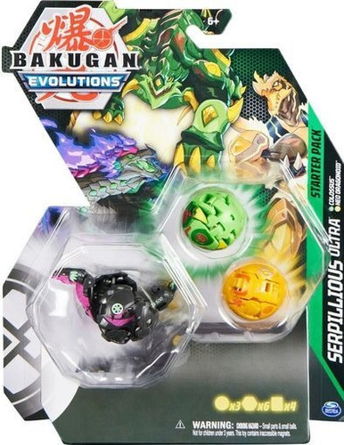 Bakugan Evolutions - Serpillious Ultra - Starter Pack - 