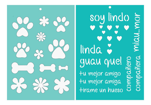 Stenciles Laura Craft Set Mascotas