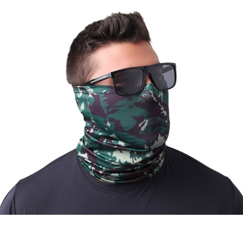 Imagem 3 de 3 de Buff Bandana Ciclismo Pesca Uv50 Estampa Camuflado Exército