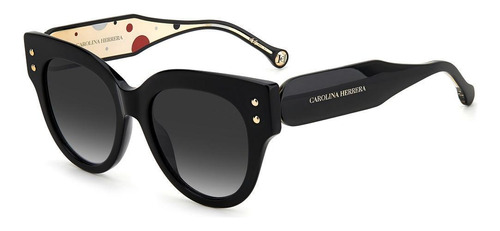 Óculos De Sol Carolina Herrera Ch 0008/s 807 529o - Preto