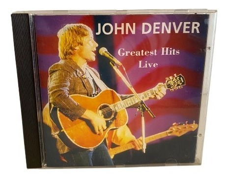 John Denver  Greatest Hits Live Cd Ec Usado