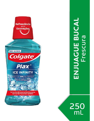 Enjuague Bucal Colgate Plax Ice Infinity 250ml