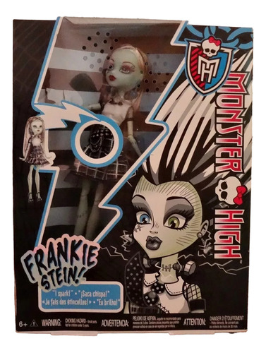 Frankie Stein Monster High I Spark Saca Chispa Muñeca 2012