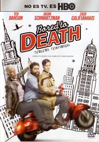 Bored To Death Tercera Temporada 3 Tres Dvd