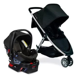 Coche Cuna Bebe Britax B Lively Travel System Con Base