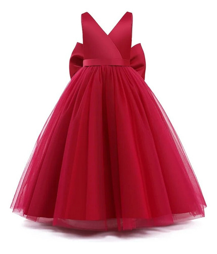 Vestido Largo De Princesa Para Niña Adolescente, Vestido Con