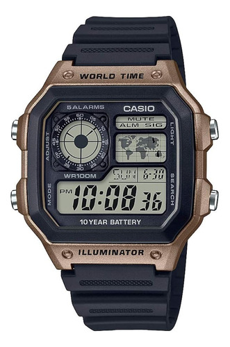 Reloj Casio  Ae-1200wh-5avcf    Ae-1200wh-5avcf Batería De 1