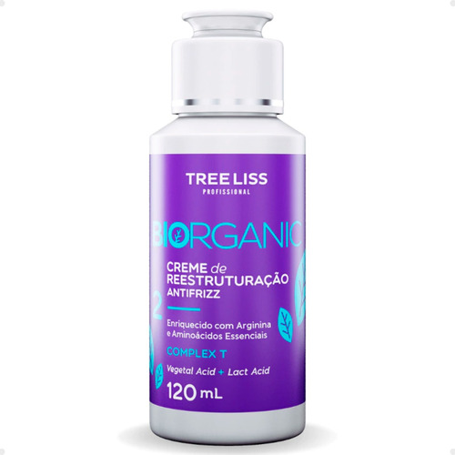 Alisamento Tratamento Biorganic Progressiva 120ml Tree Liss