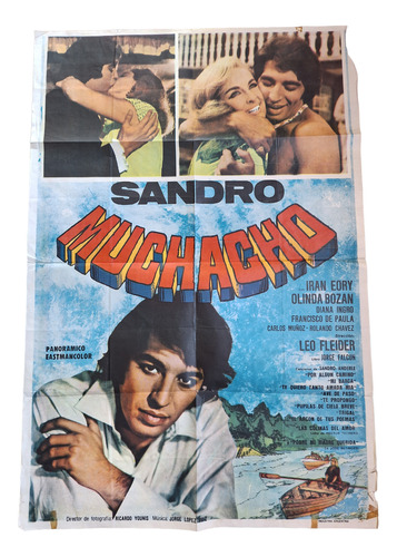 Poster Afiche Cine Argentino Original Muchacho Sandro *