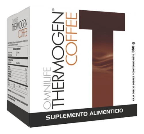 Thermogen Coffee Caja C/30 Sobres Quemador De Grasas