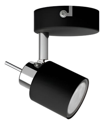 Aplique Foco Philips Meranti Spot Blanco Y Negro 1 X Gu10