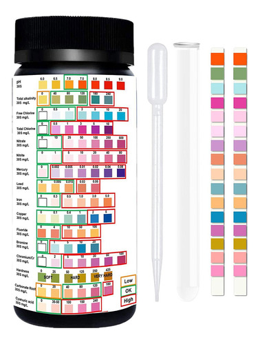 Juego De Prueba De Agua De 100 Piezas Juego De Medición De